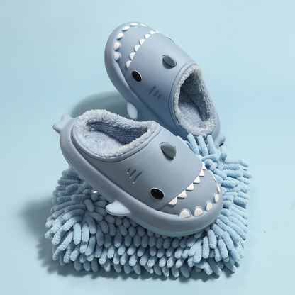 Sharkie Wool Slippers - Flash Sale